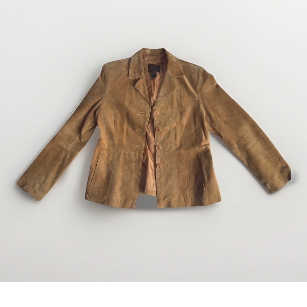 JohnPaulRichard Brown Suede Blazer